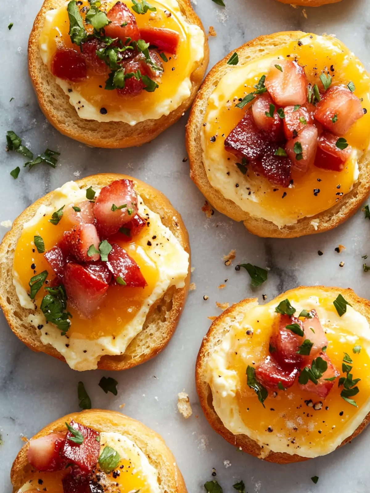 Breakfast Bagel Bites