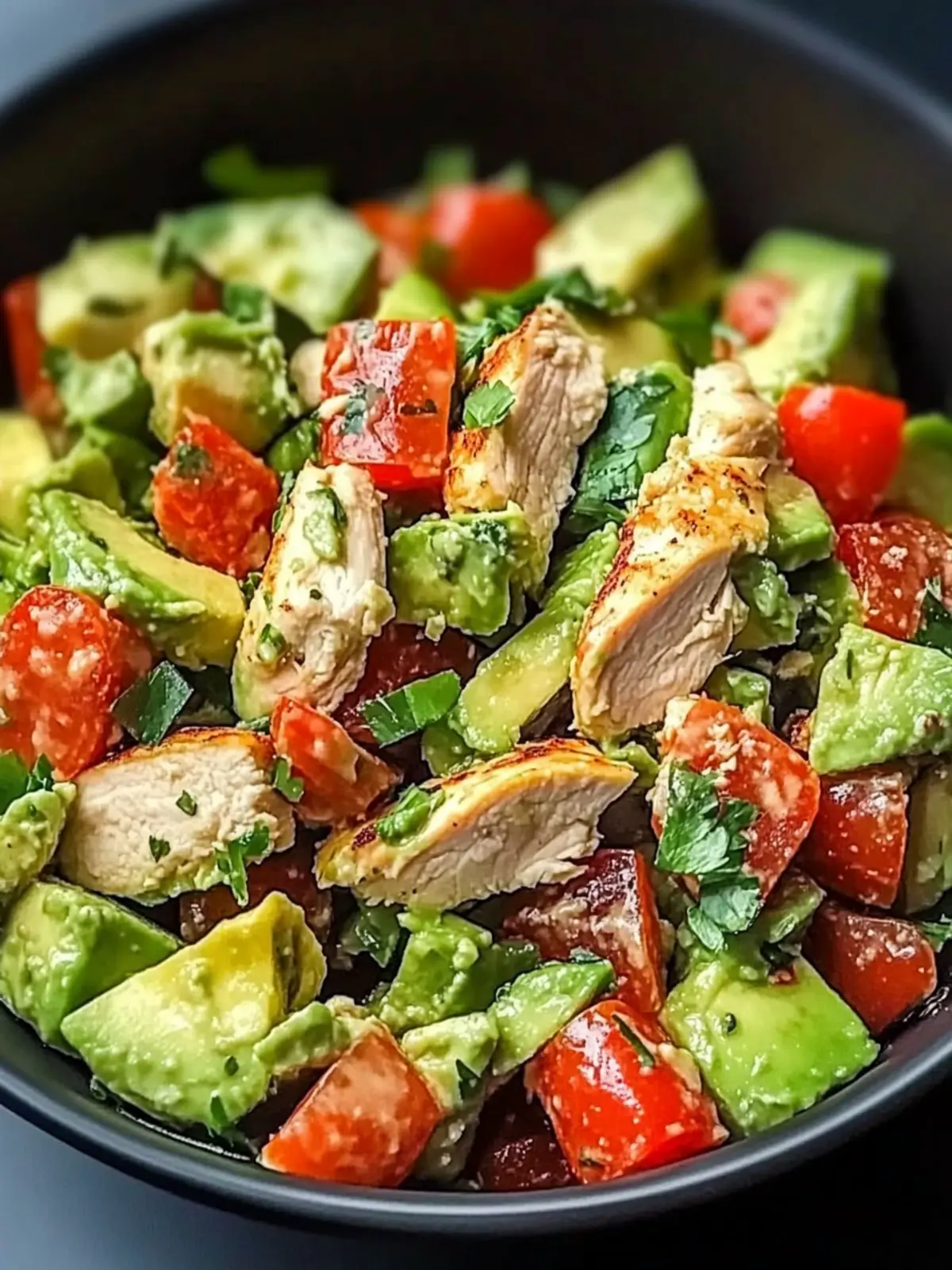 Healthy Avocado Chicken Salad