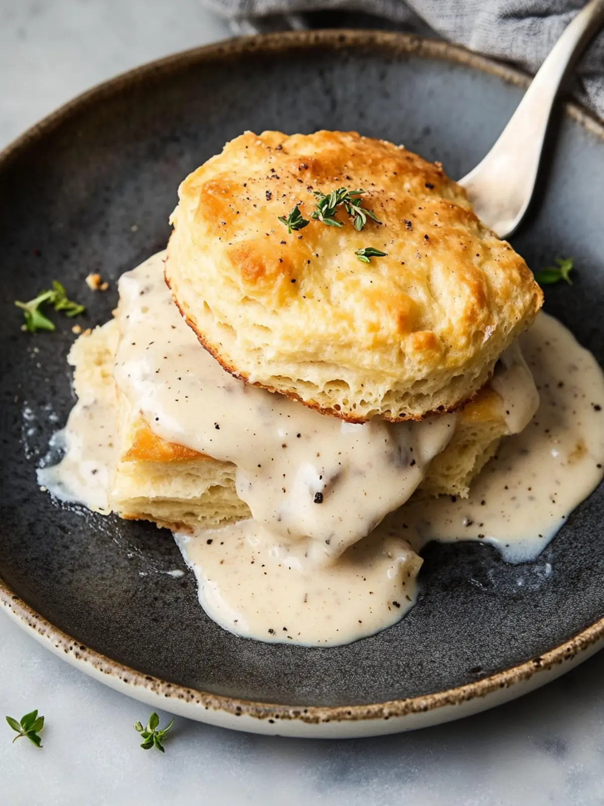 Melt-in-Your-Mouth Biscuits & Gravy for a Cozy Morning