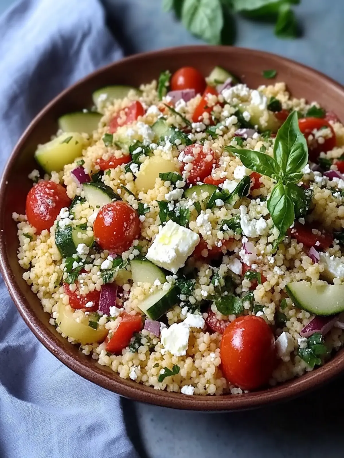 Couscous Salad with Feta