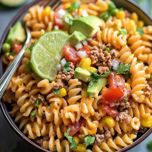 Quick Taco Pasta Salad