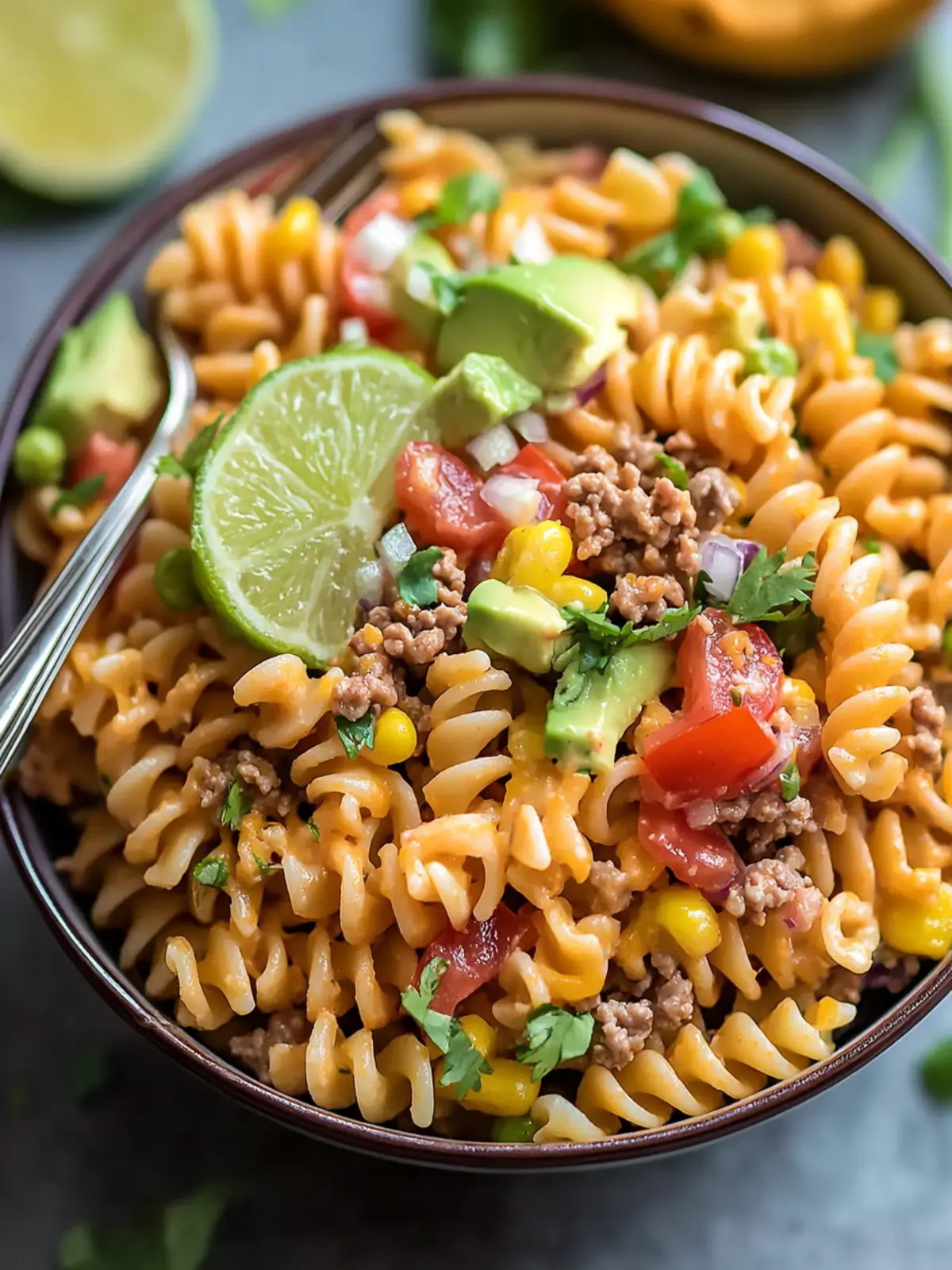 Quick Taco Pasta Salad