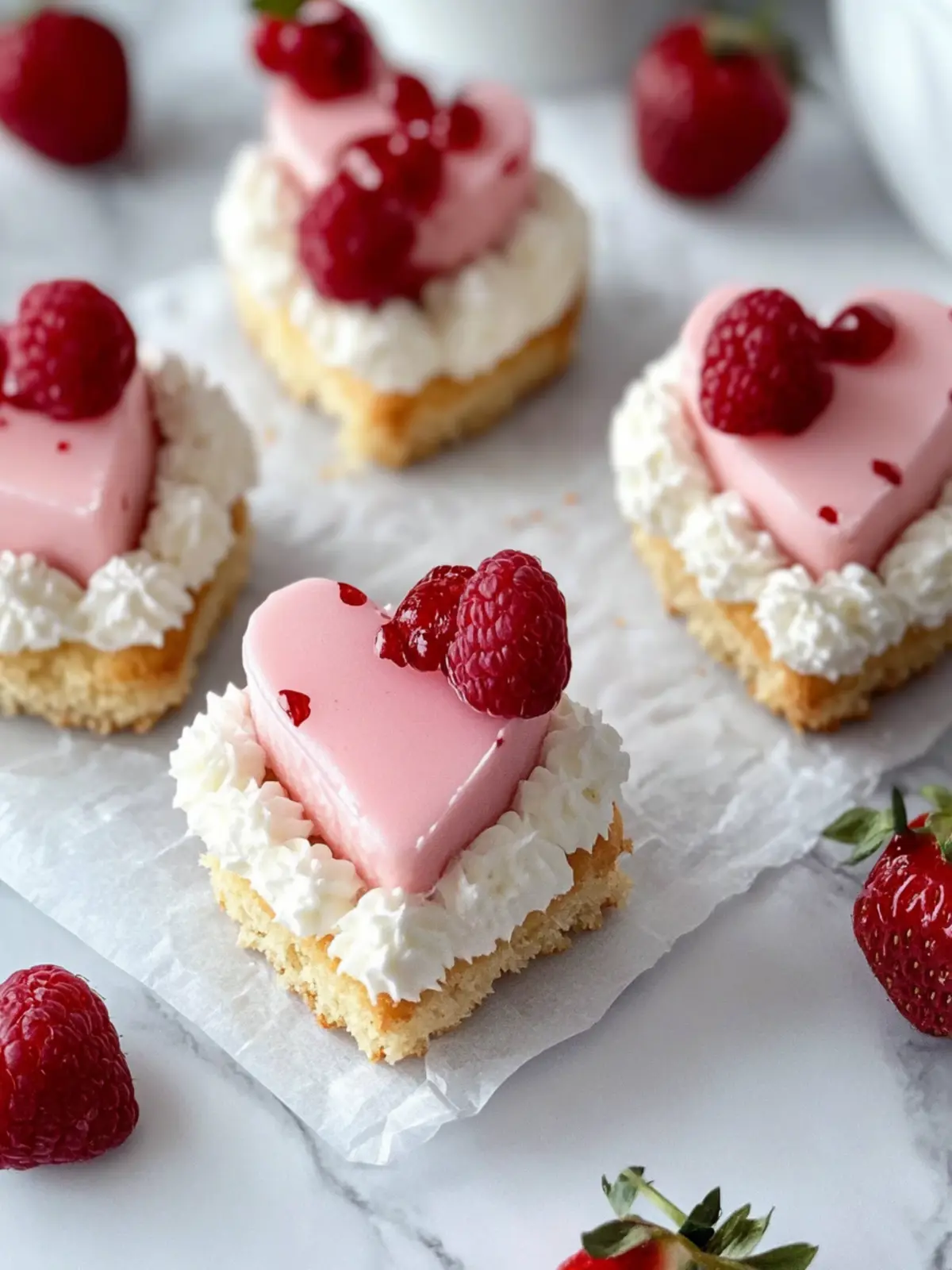 Mini Heart Cakes