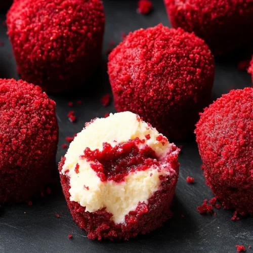 Red Velvet Cheesecake Bites