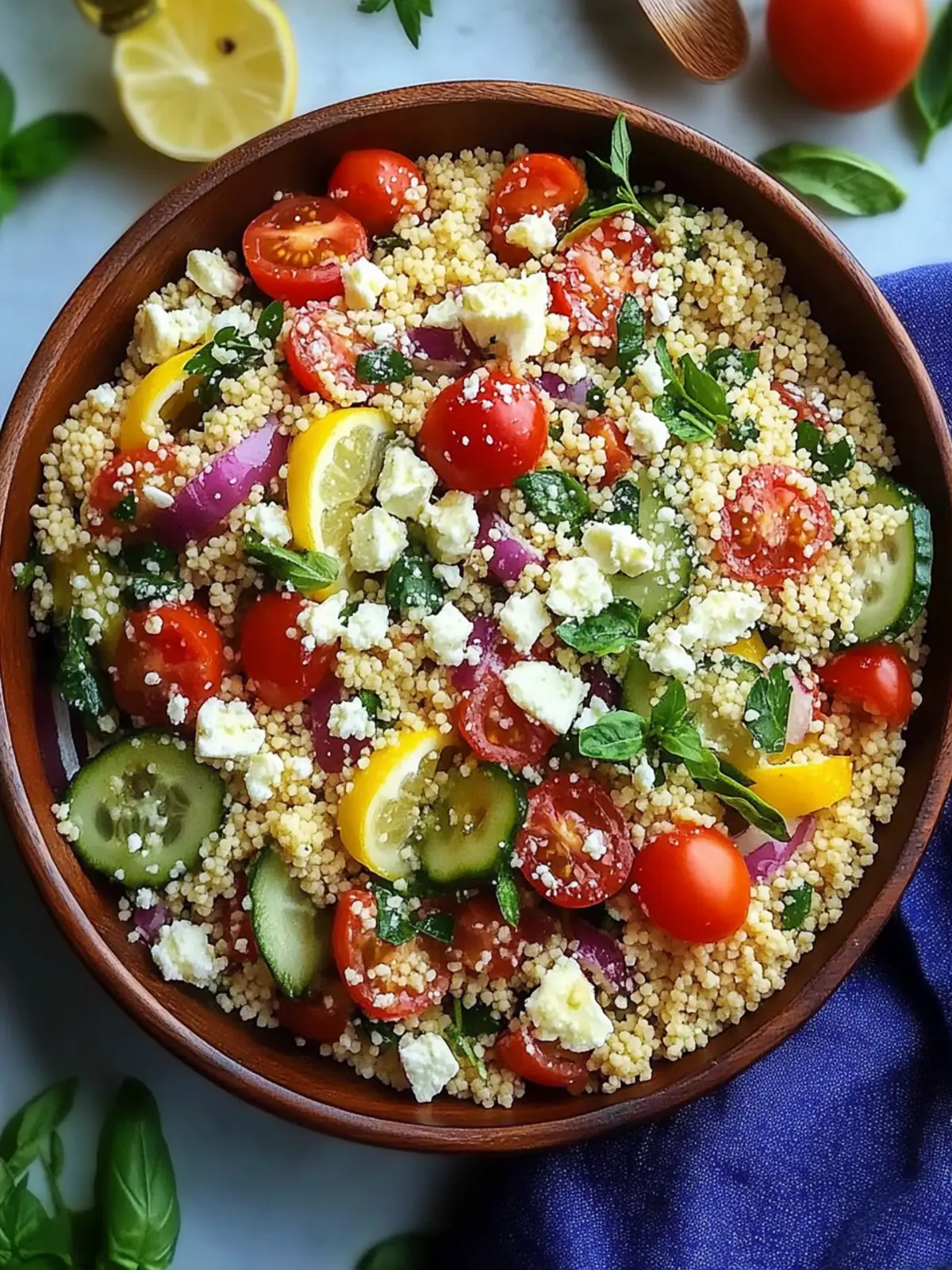 Couscous Salad with Feta