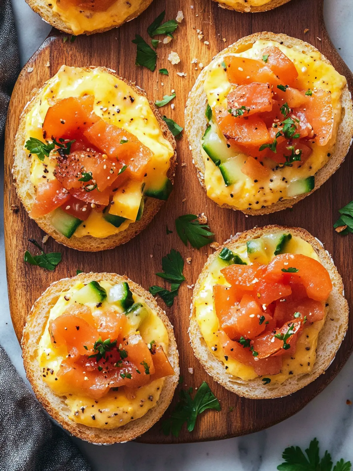 Breakfast Bagel Bites