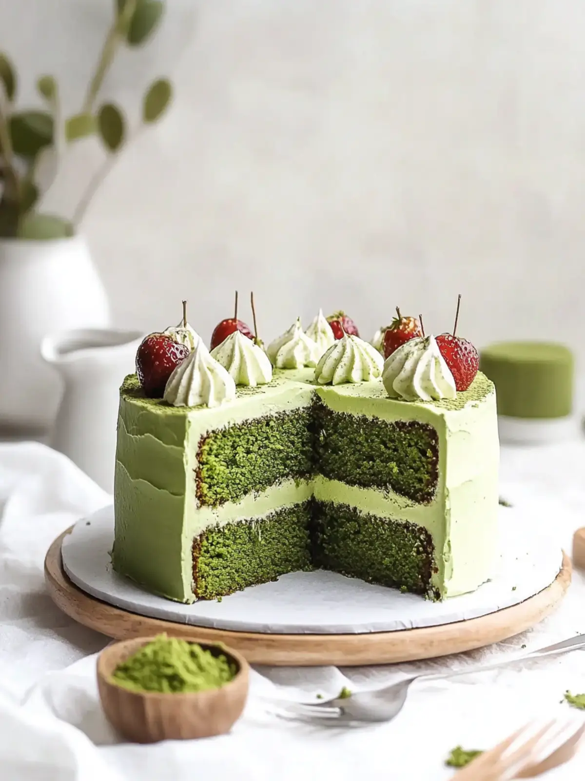 Vegan Matcha Cake