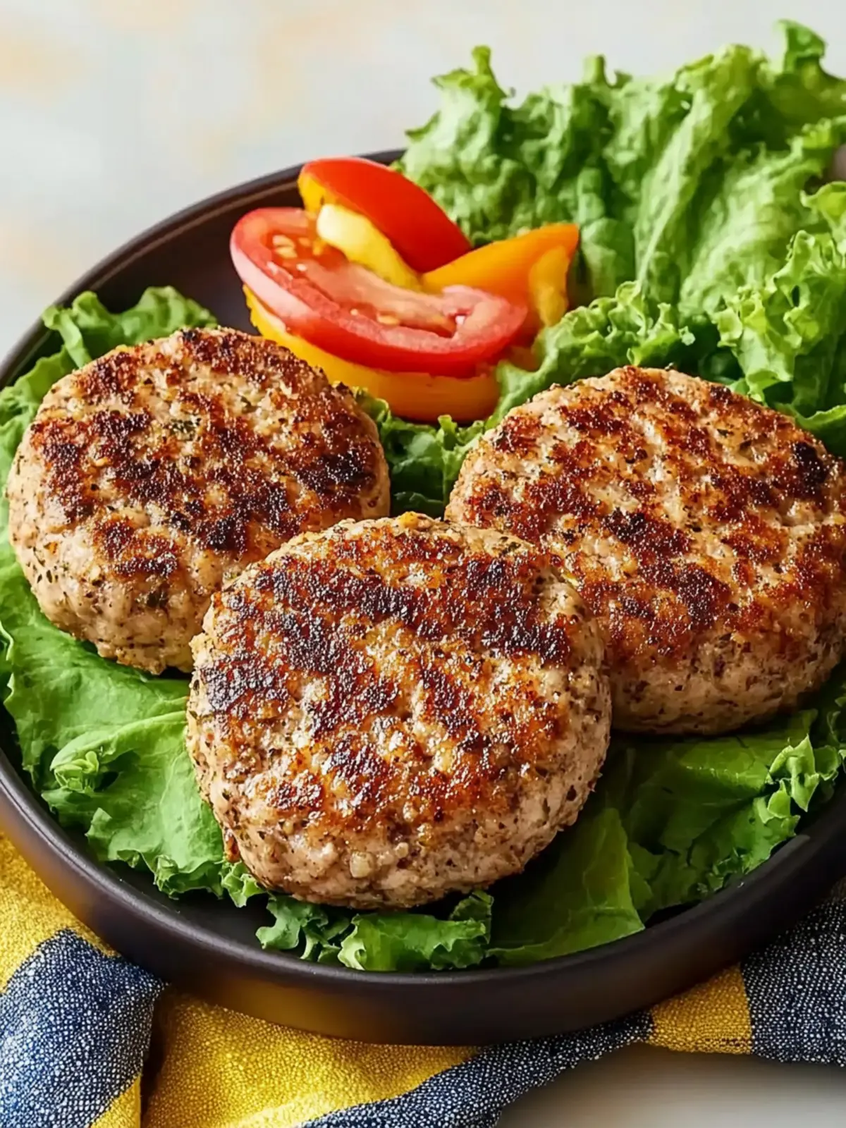 Garlic Ground Turkey Burgers