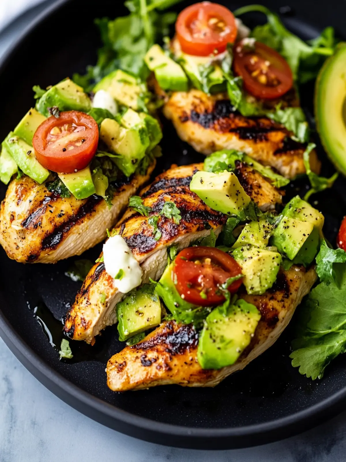 Grilled California Avocado Chicken