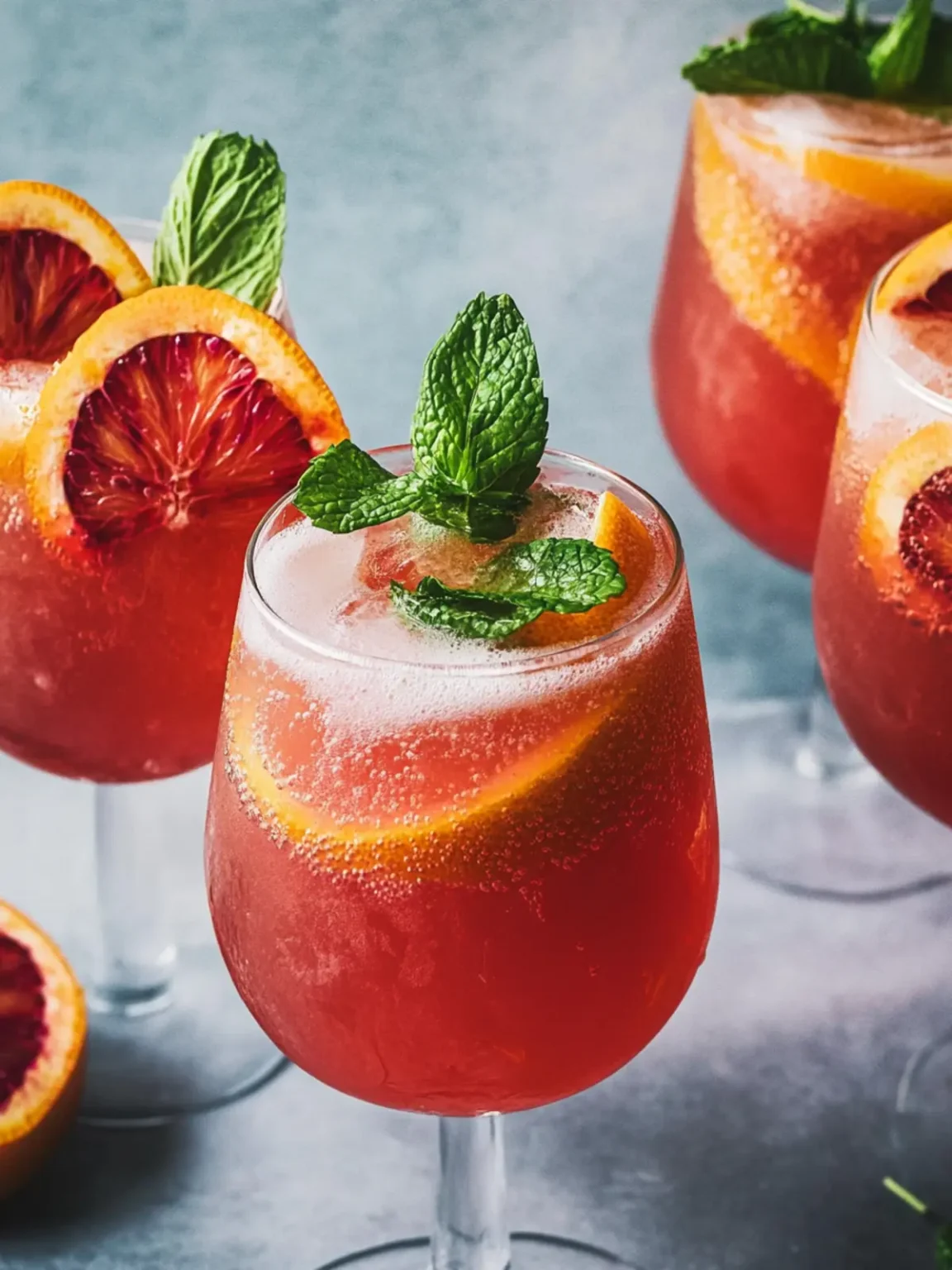 Blood Orange Mocktail Spritzer