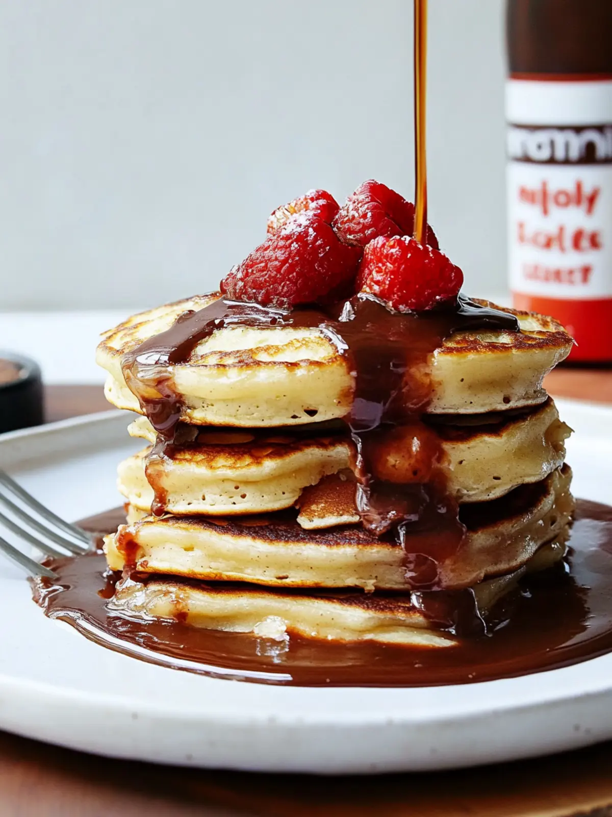 Nutella-Stuffed Pancakes