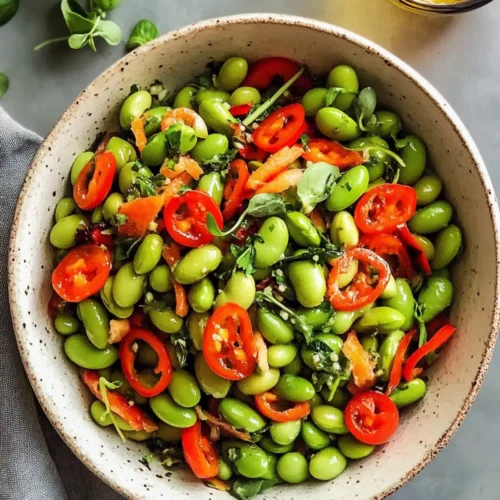 Quick Roasted Edamame Salad