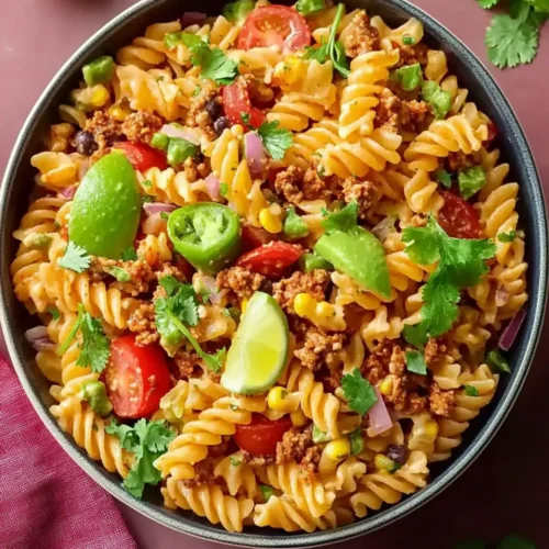 Quick Taco Pasta Salad