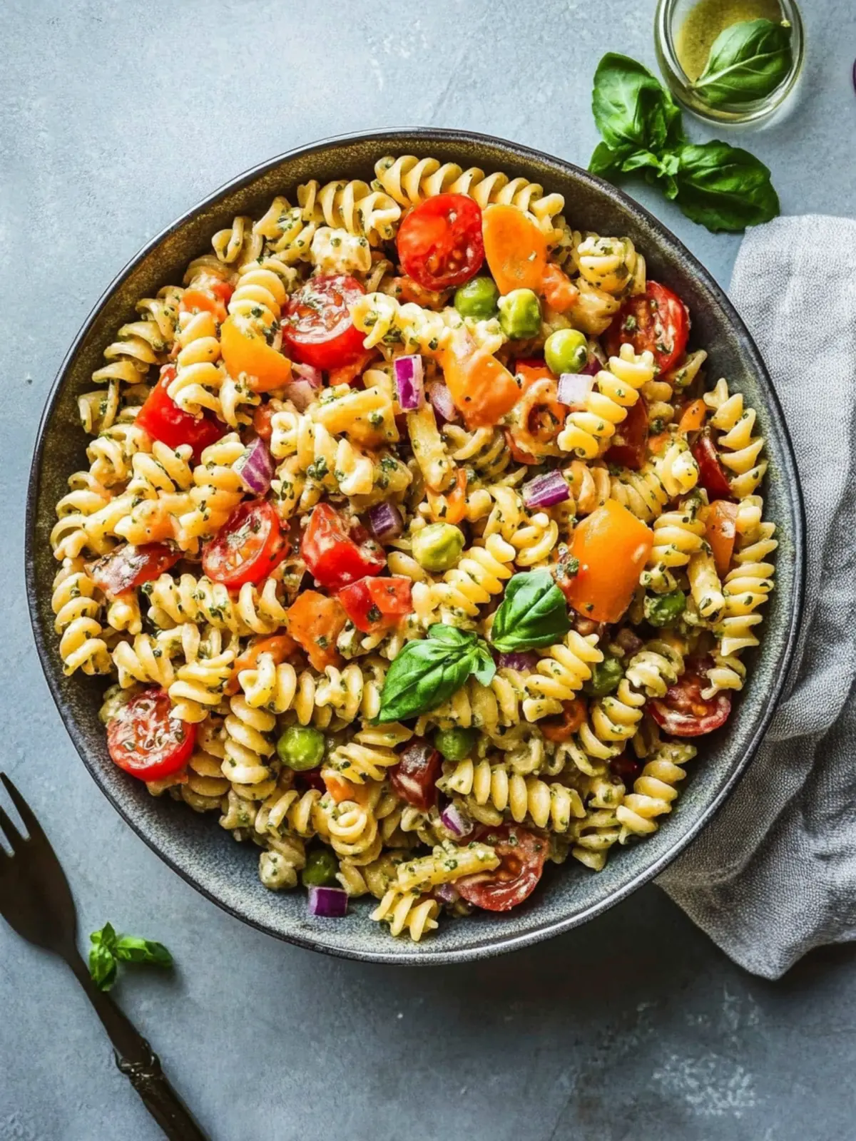high protein pasta salad