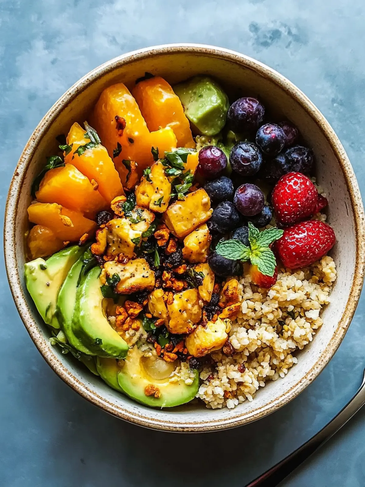 DELICIOUS Anti-Inflammatory Harvest Glow Bowl, dietitian recipe