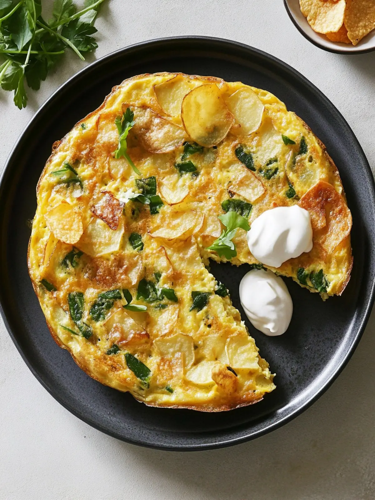 Potato Chip Frittata