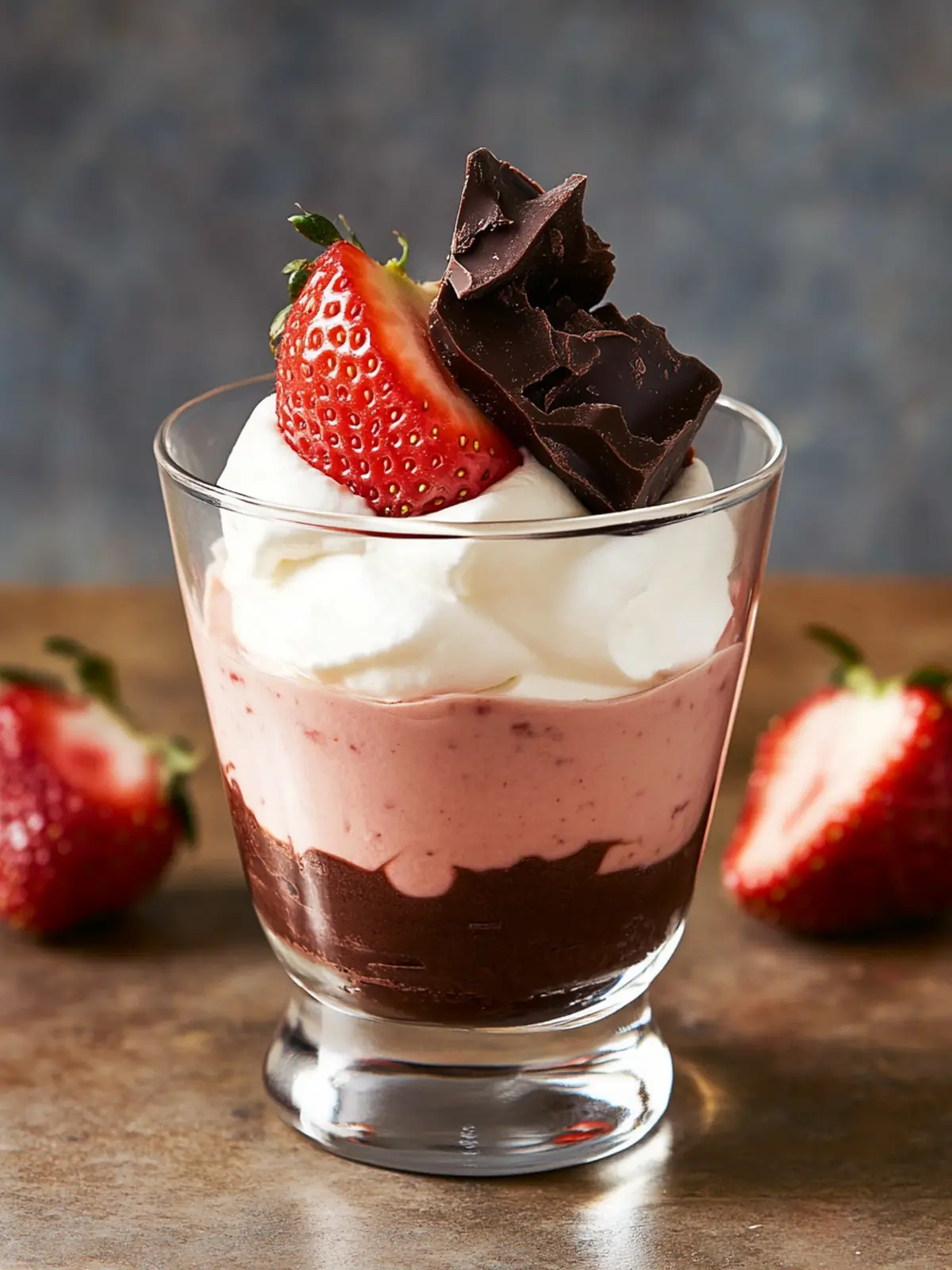 Chocolate-Covered Strawberry Mousse