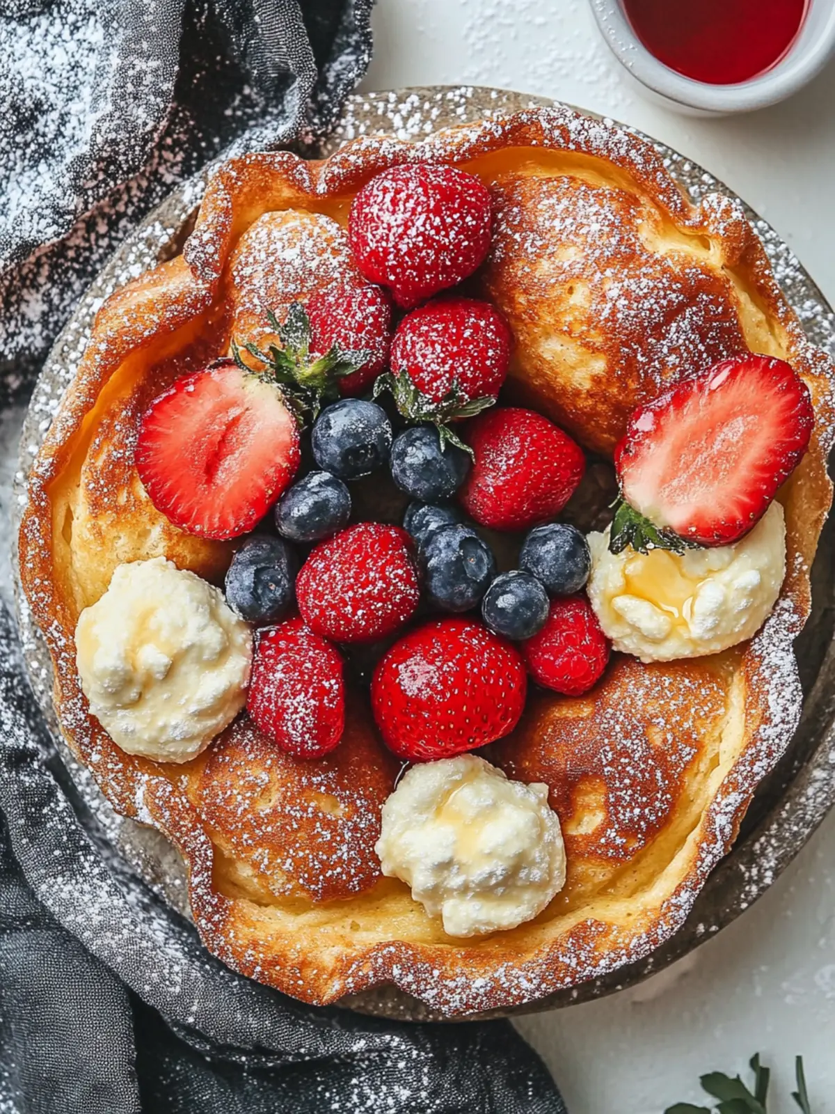 Mini Dutch Baby Pancakes