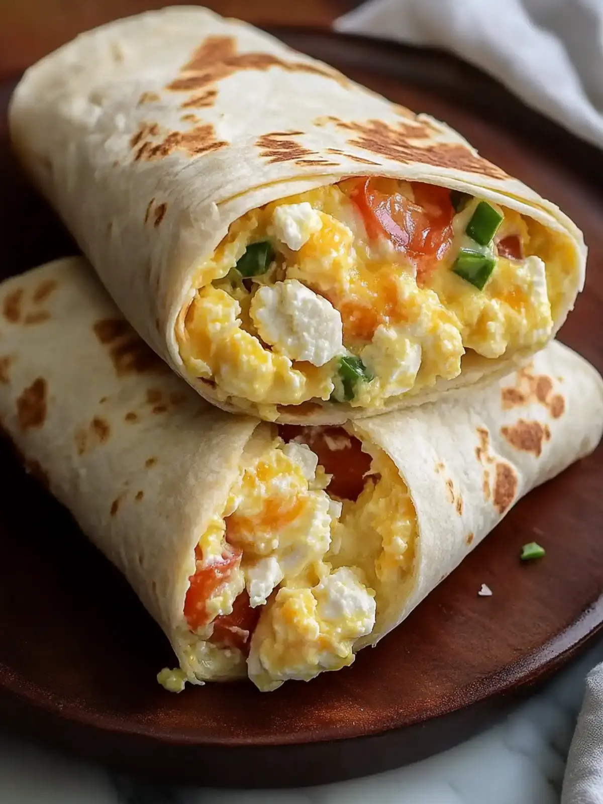 Classic Cottage Cheese Breakfast Burrito