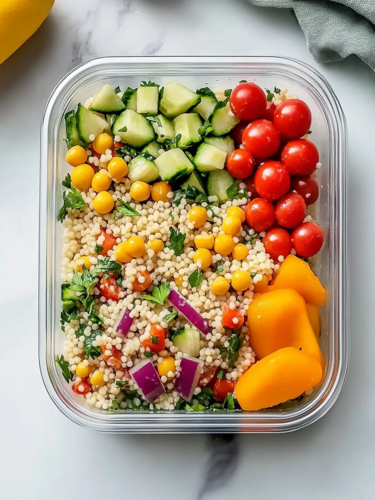 Couscous Salad Meal Prep