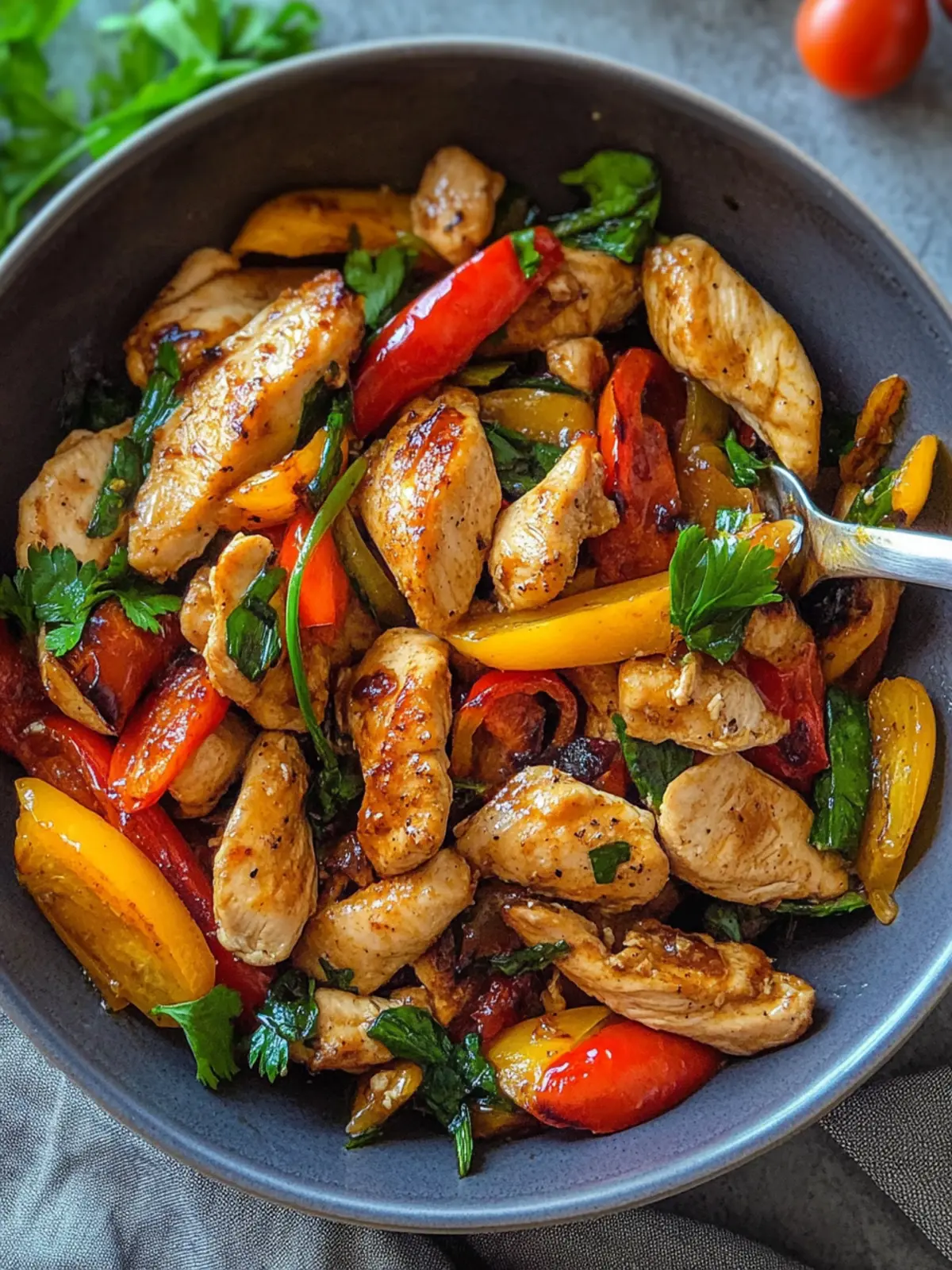 Mediterranean Chicken Stir Fry Recipe