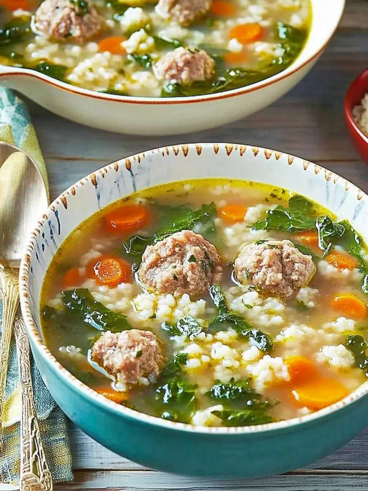 Cozy Italian Wedding Soup Recipe with Savory Homemade Meatballs