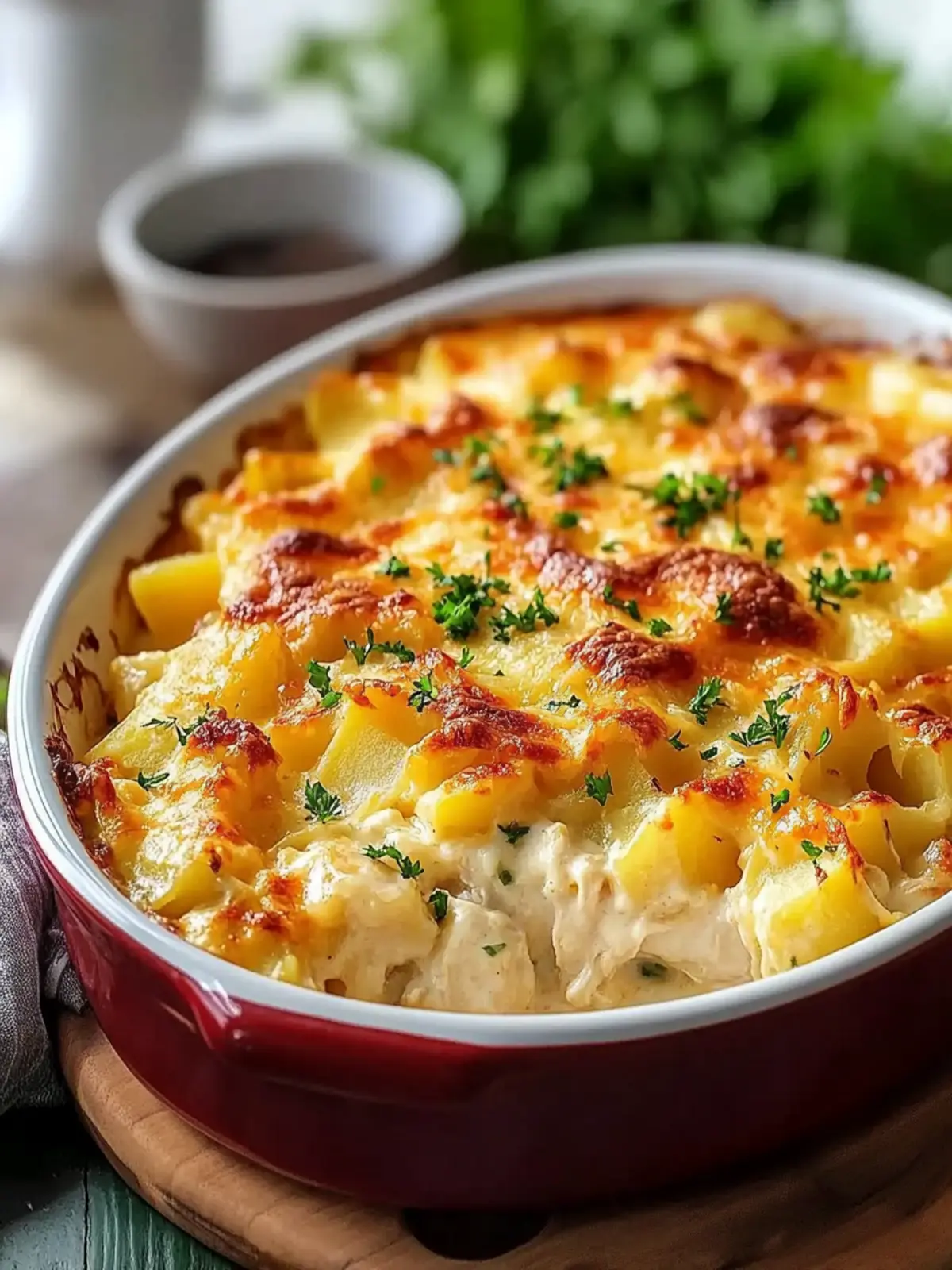 Chicken and Potato Casserole with Cream of Chicken Soup