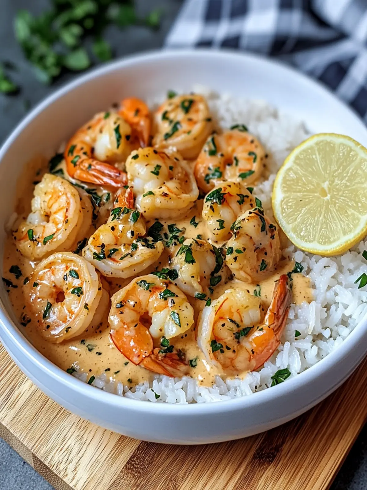 Creamy Garlic Shrimp with Rice: Rich, Buttery Flavor Awaits