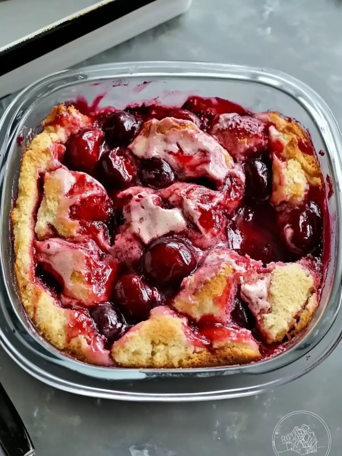 Cherry Swirl Cake recipe