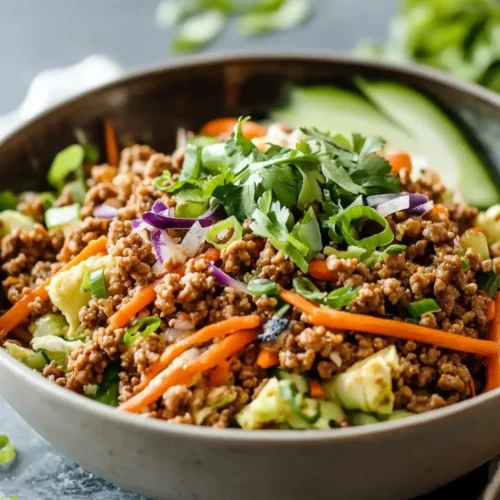 Dairy-Free Ground Turkey Egg Roll in a Bowl