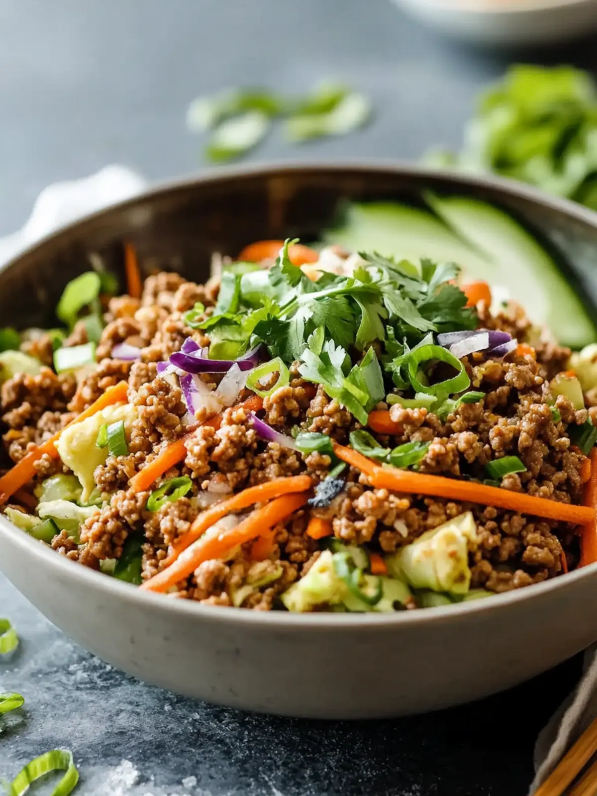 Dairy-Free Ground Turkey Egg Roll in a Bowl