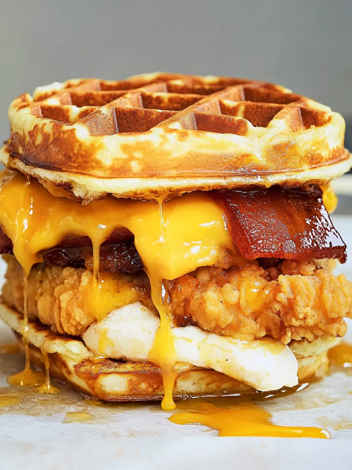 Chicken & Waffle Breakfast Sandwich