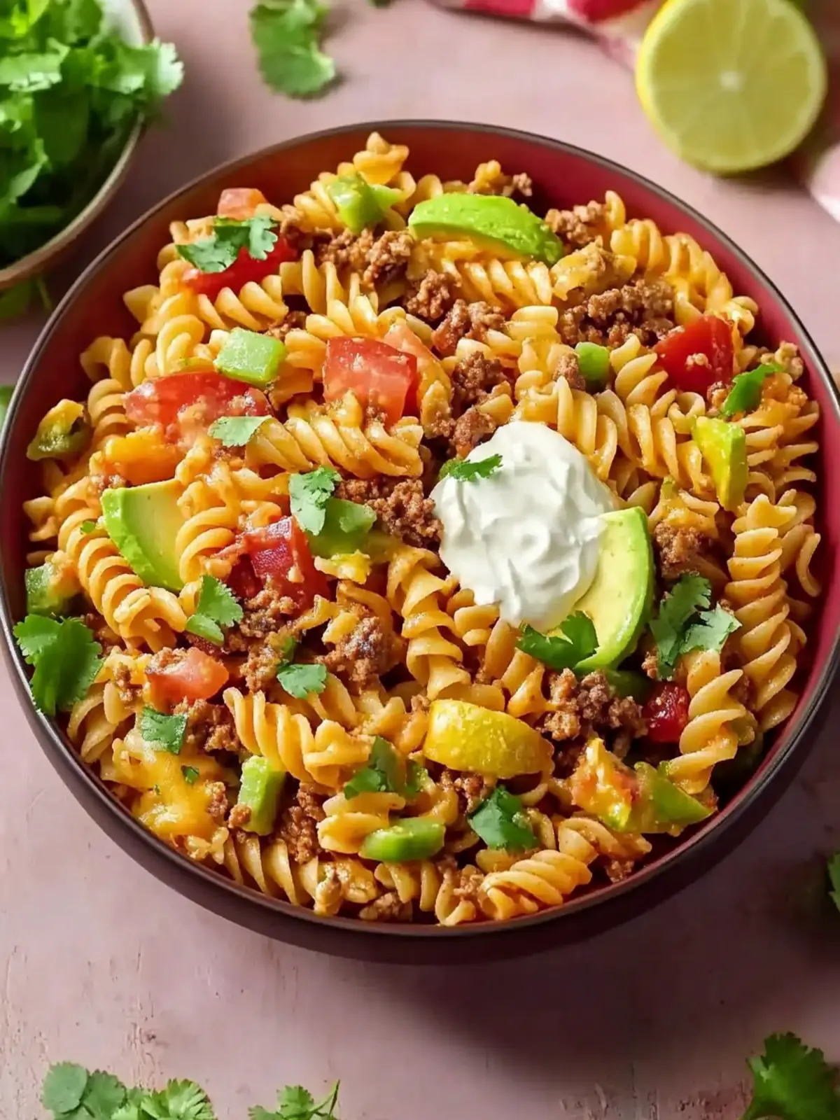 Quick Taco Pasta Salad