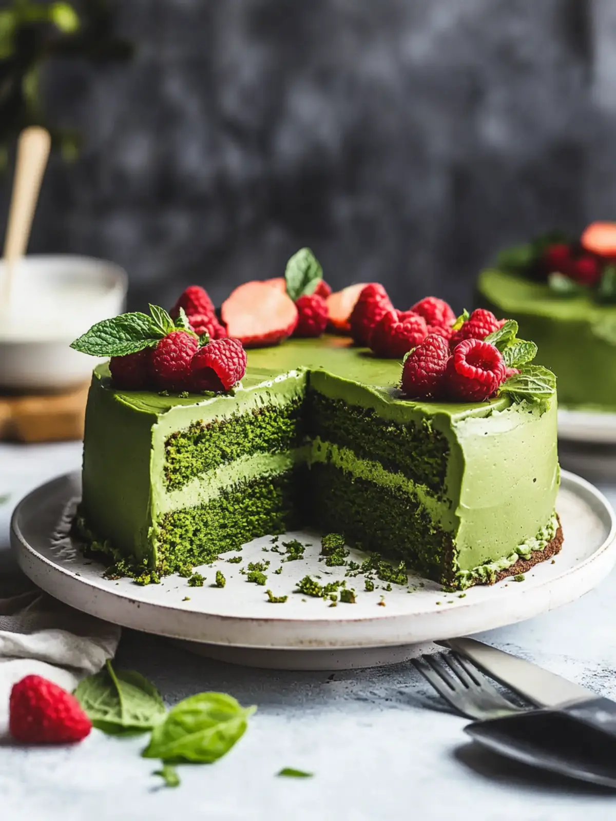 Vegan Matcha Cake