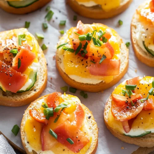 Breakfast Bagel Bites