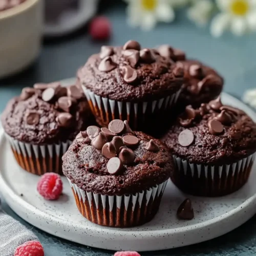 Chocolate Kodiak Cake Protein Muffins