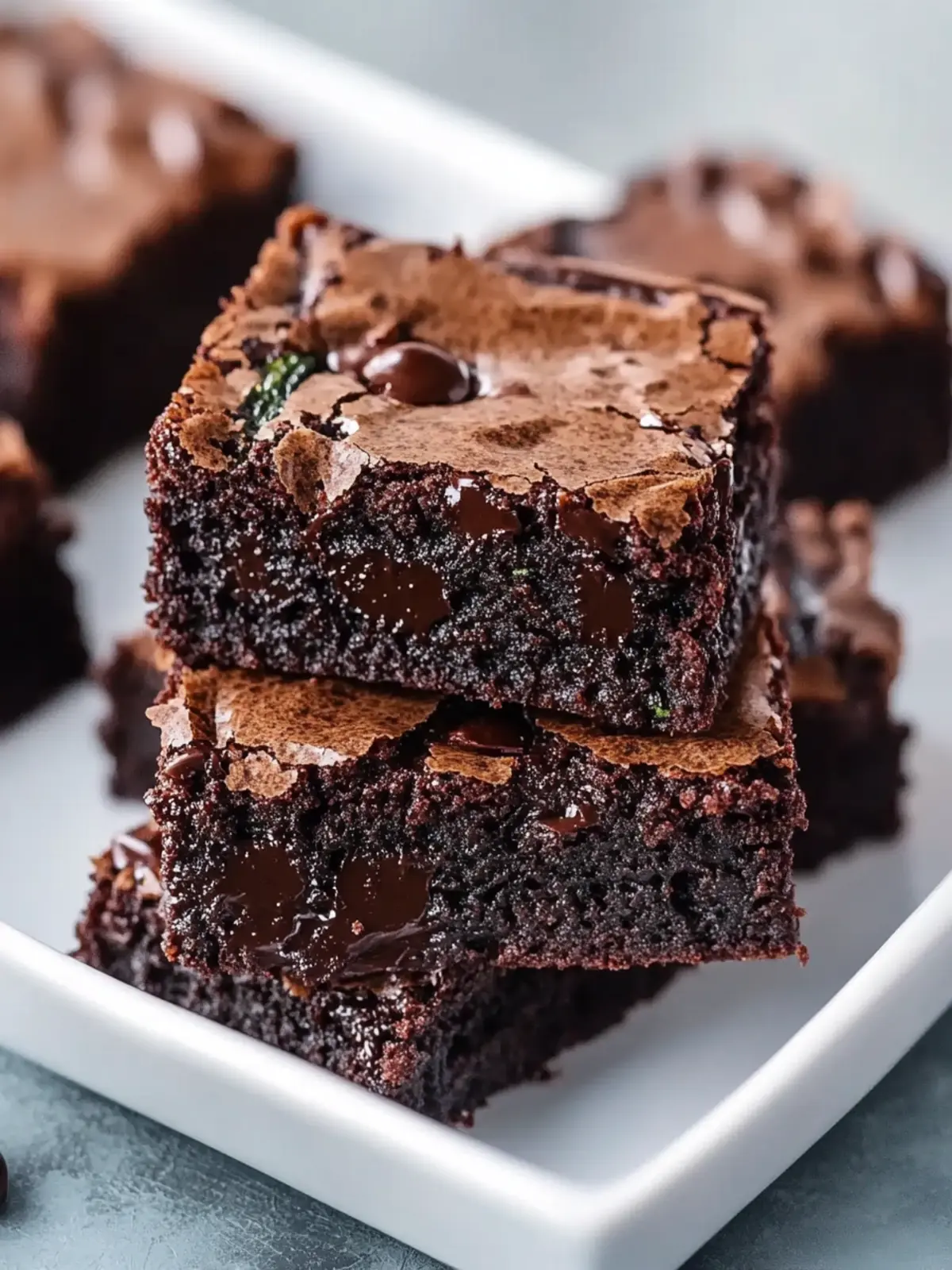 Low Carb Gluten Free Keto Zucchini Brownies