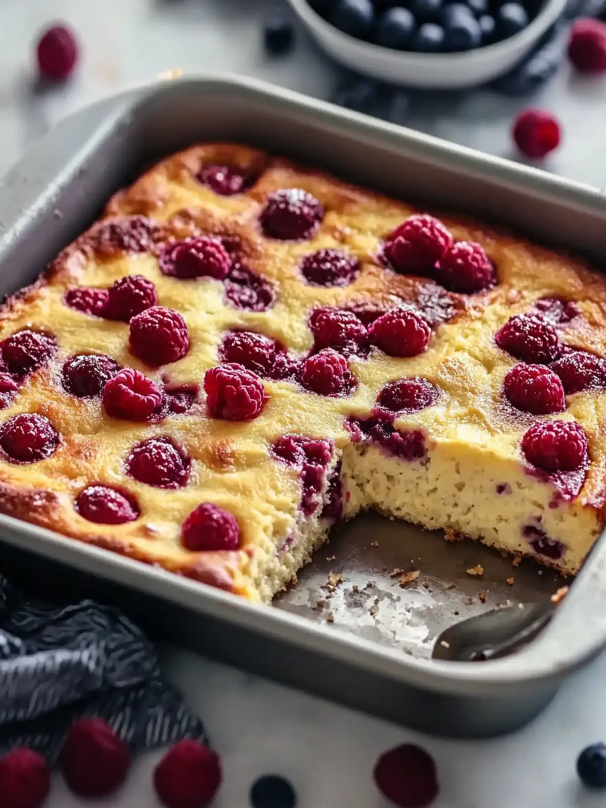 High Protein Cottage Cheese Breakfast Bake