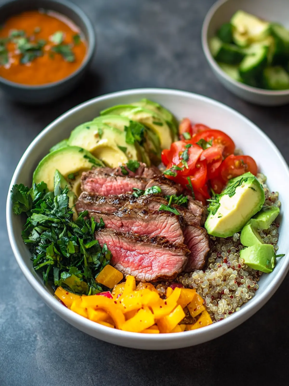 Easy Steak Quinoa Bowl Recipe