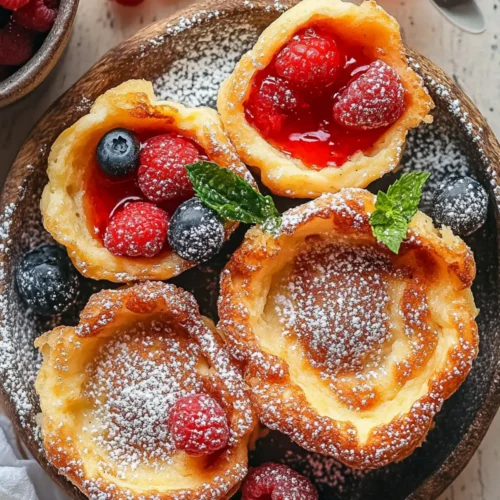 Mini Dutch Baby Pancakes
