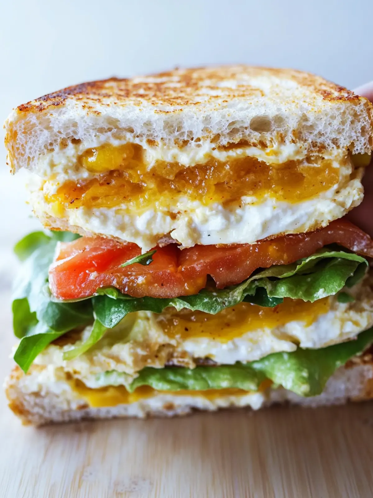 Mediterranean Breakfast Sandwich