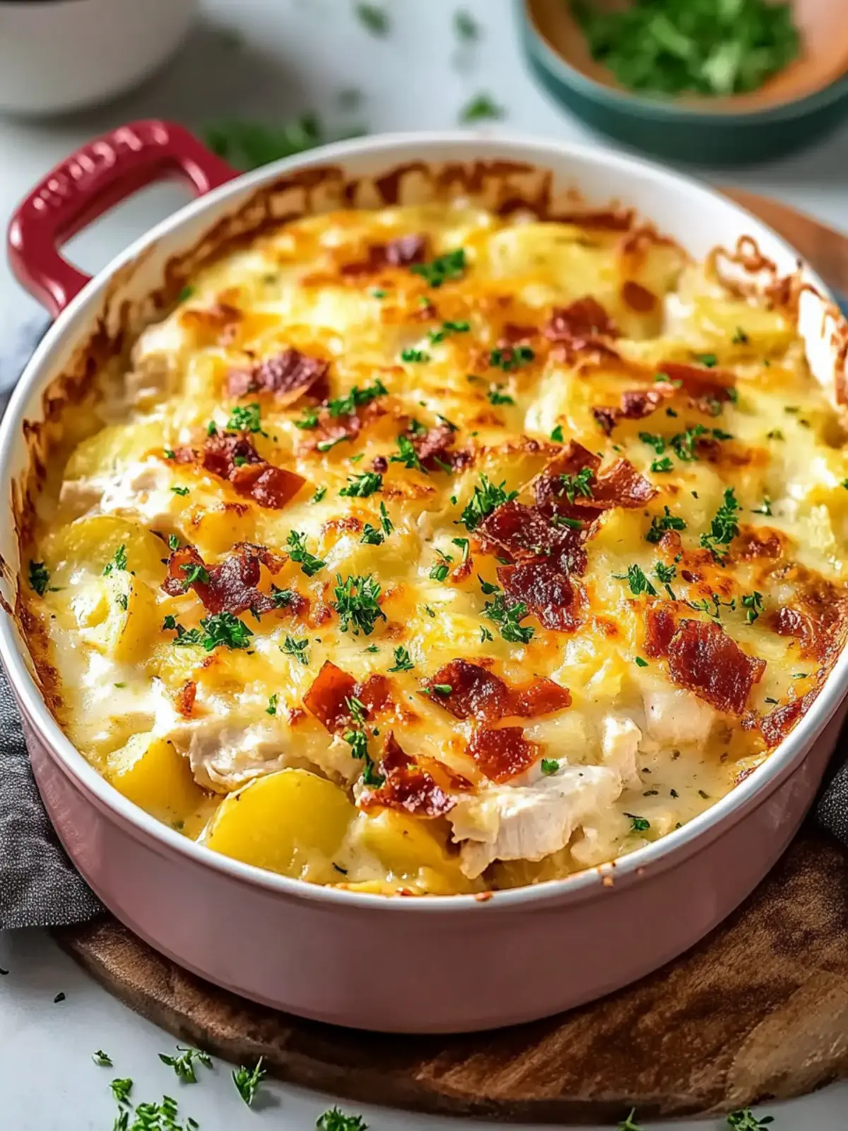 Chicken and Potato Casserole with Cream of Chicken Soup
