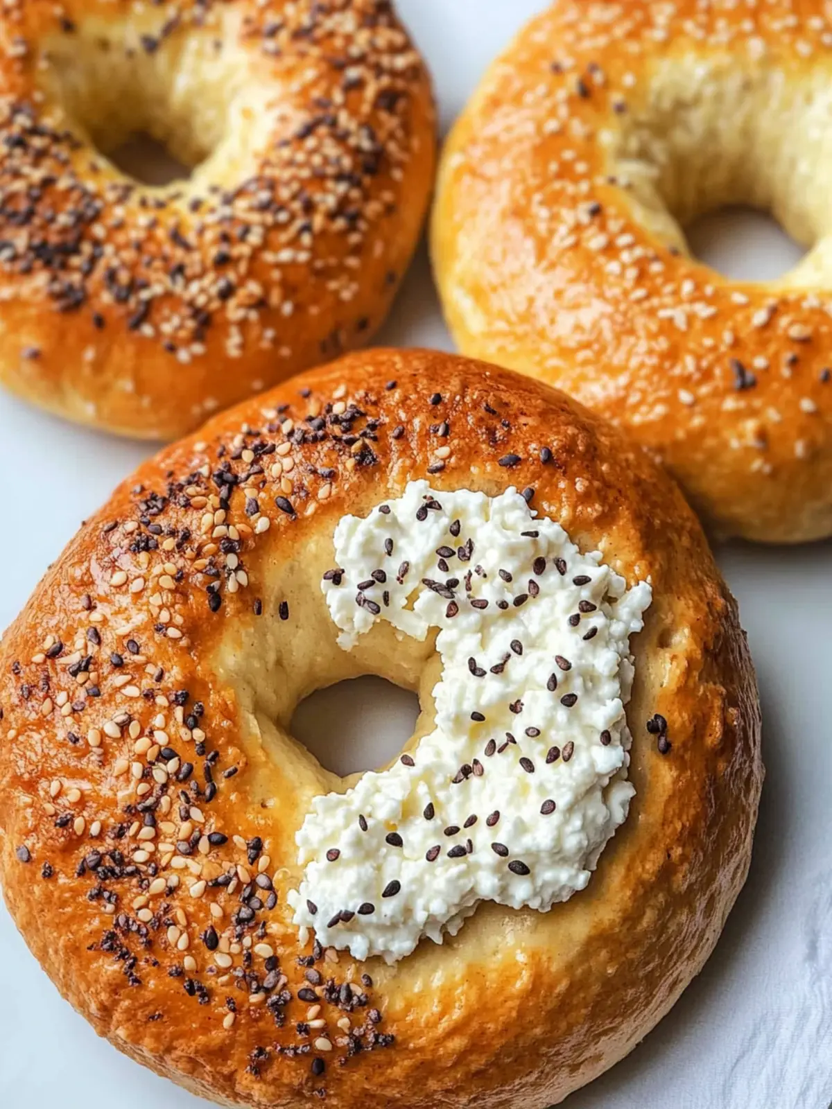 cottage cheese bagels