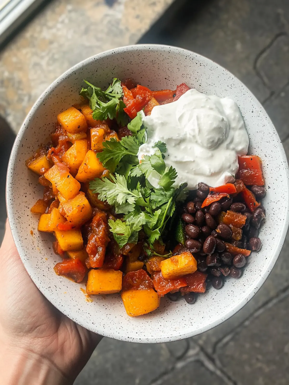 Roasted Veggie & Black Bean Bowl recipe