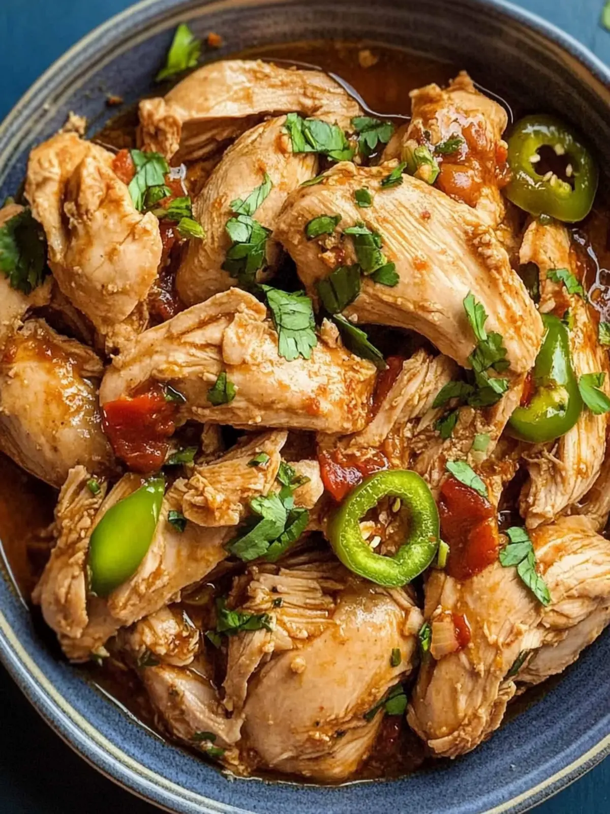 Melt-in-Your-Mouth Crockpot Mississippi Chicken in 5 Ingredients