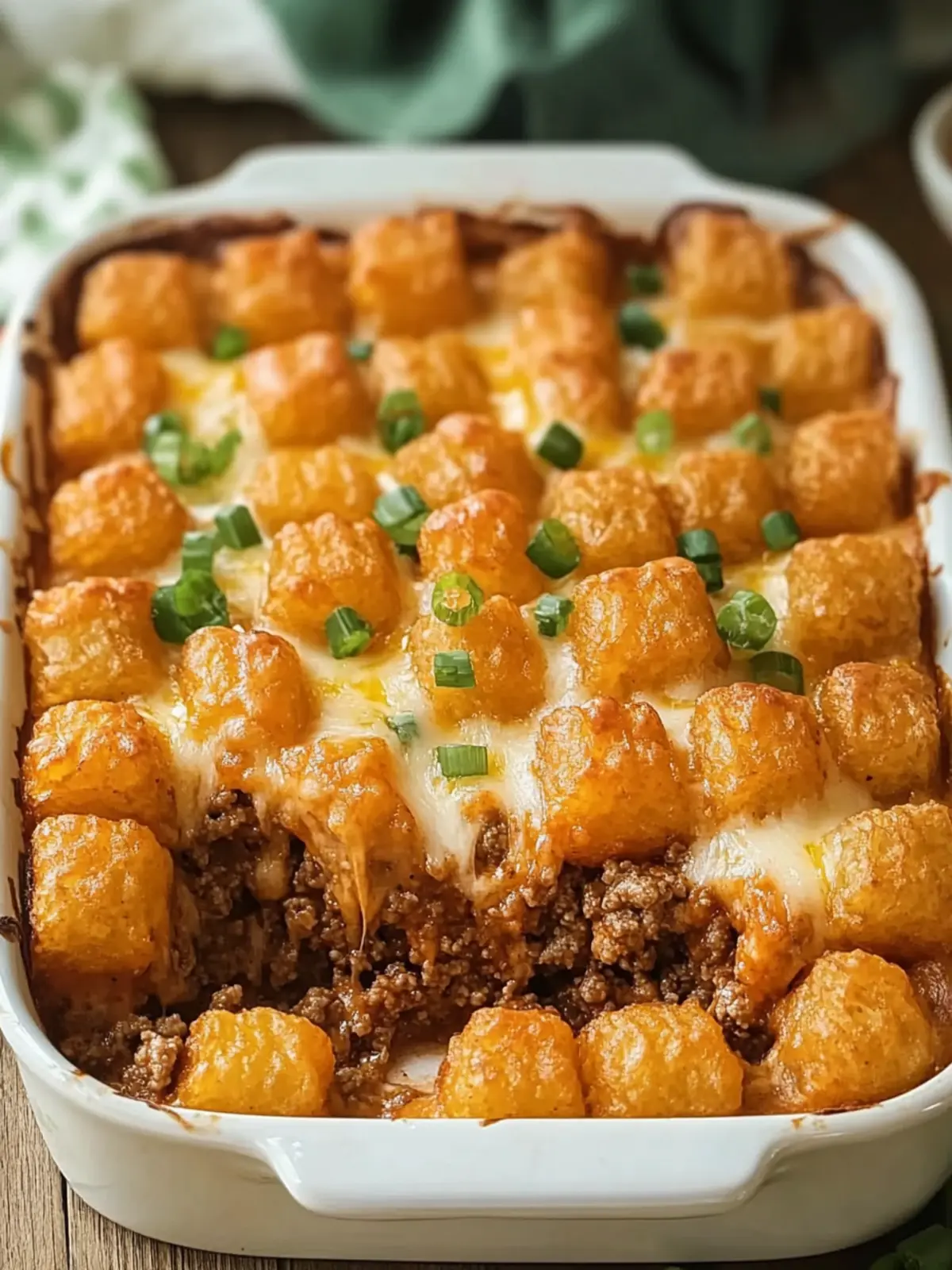 tator tot casserole with ground beef