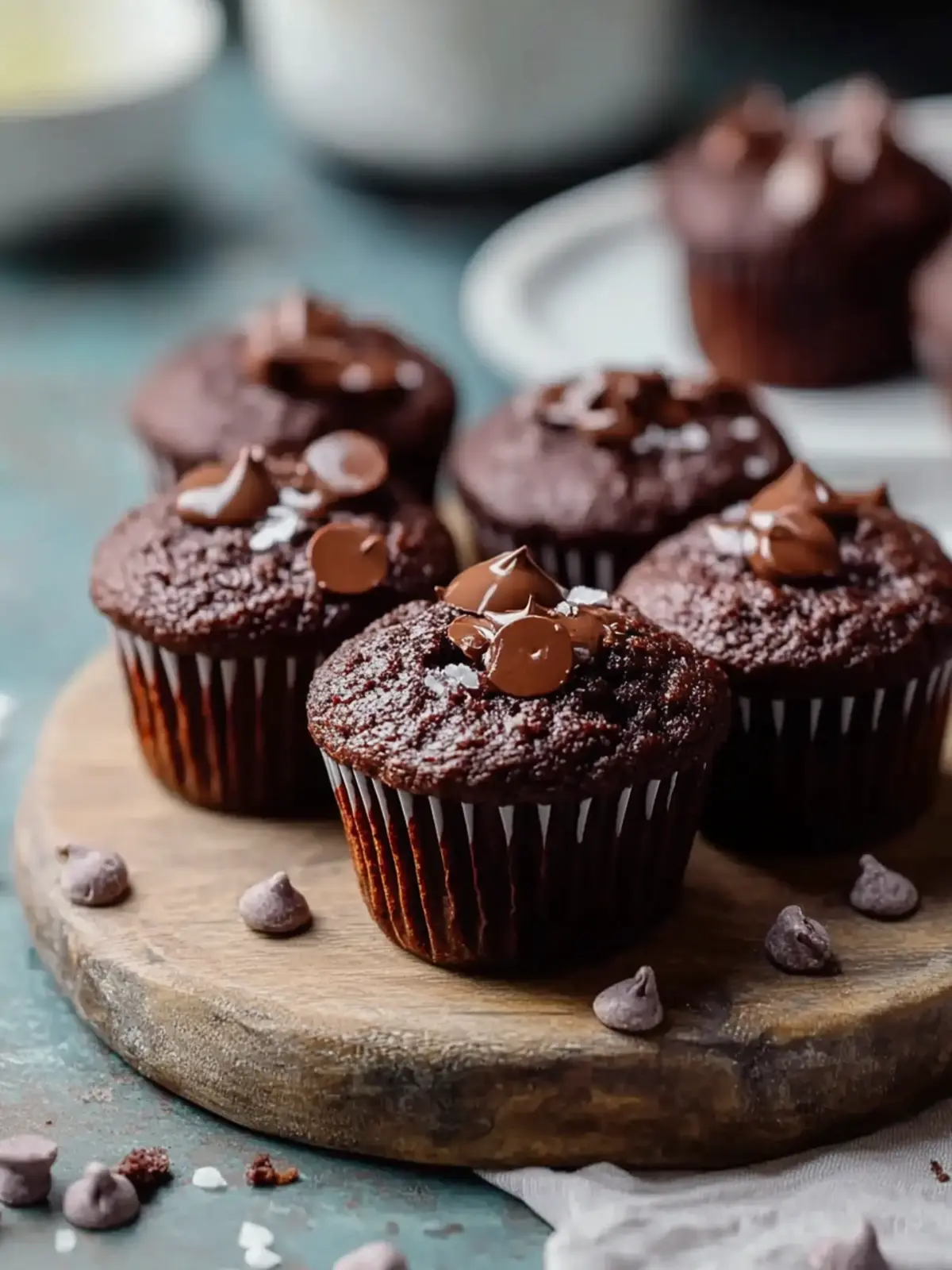 Chocolate Kodiak Cake Protein Muffins