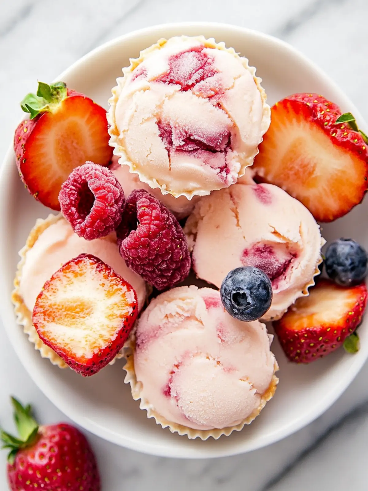 frozen yogurt bites