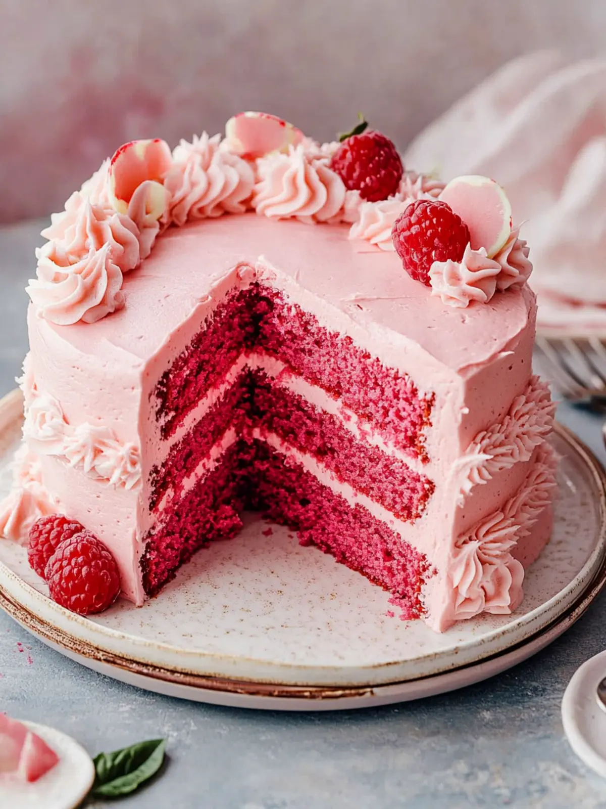Pink Velvet Cake