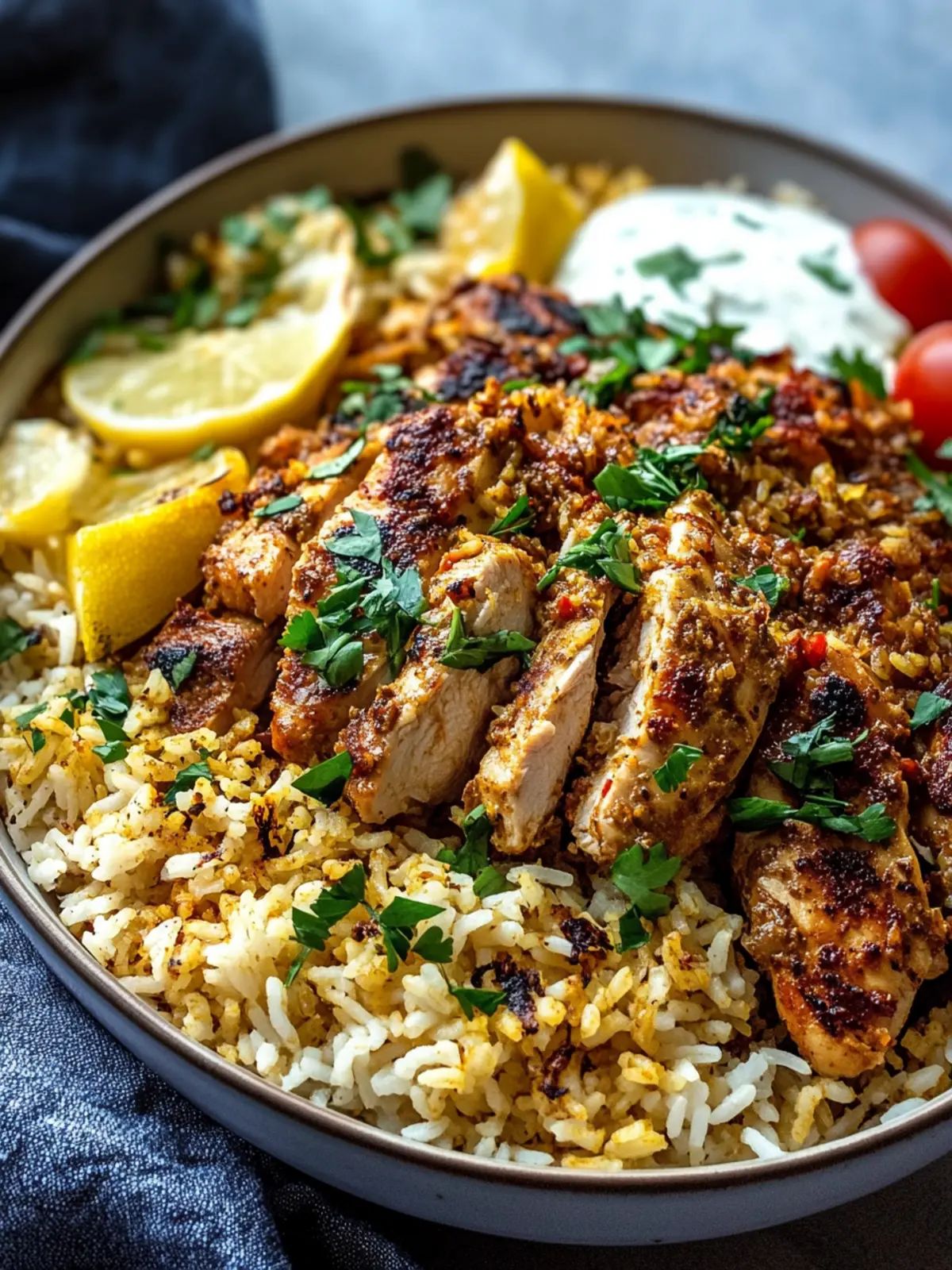 One Pot Shawarma Chicken And Rice